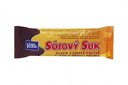 Sójový suk klasik v tmavé polevě 50g Sójový suk klasik v tmavé polevě 50g