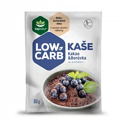 Topnatur Low Carb kaše kakao a borůvka se sladidlem 60g Topnatur Low Carb kaše kakao a borůvka se sladidlem 60g