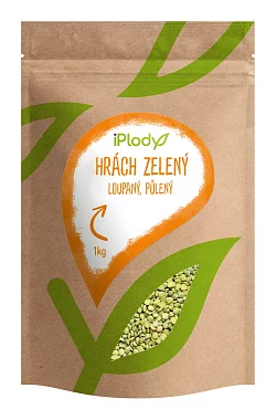 Hrách zelený loupaný, půlený 1kg Hrách zelený loupaný, půlený 1kg